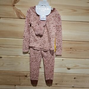 Nwt Tahari Waffle Knit Fall Halloween Set Headband